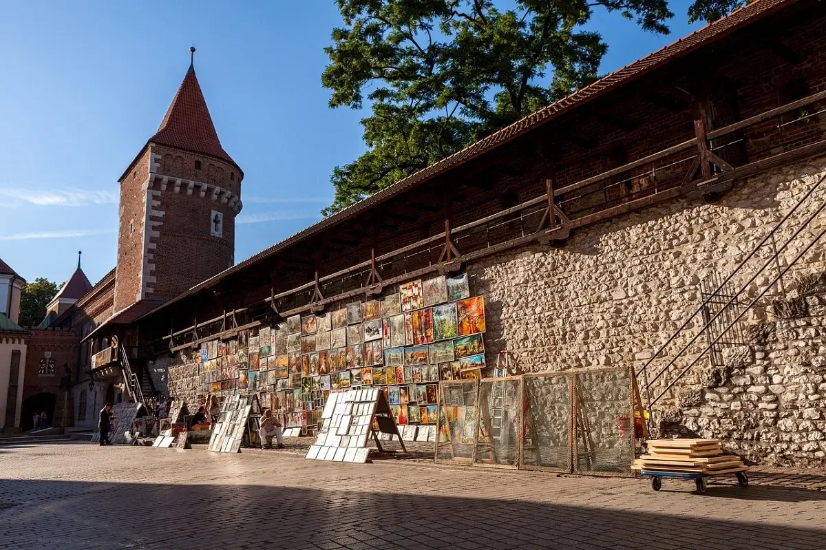 Stadsmuur Krakau