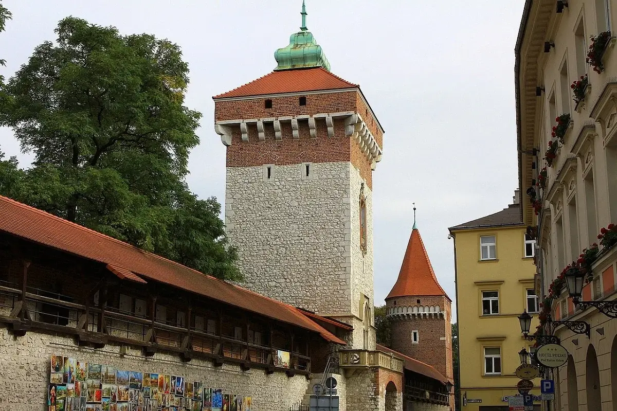 Oude muur Krakau