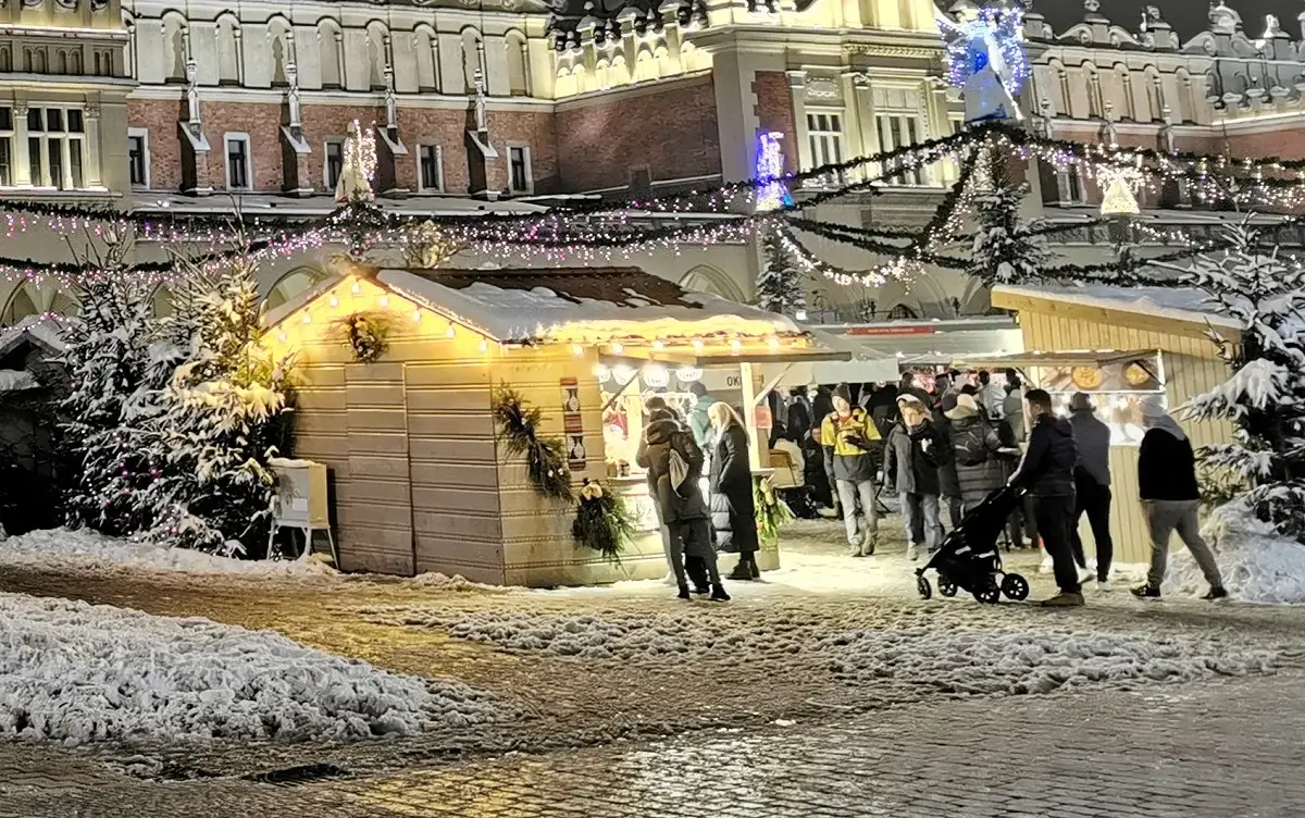 Kerstmarkten Krakau