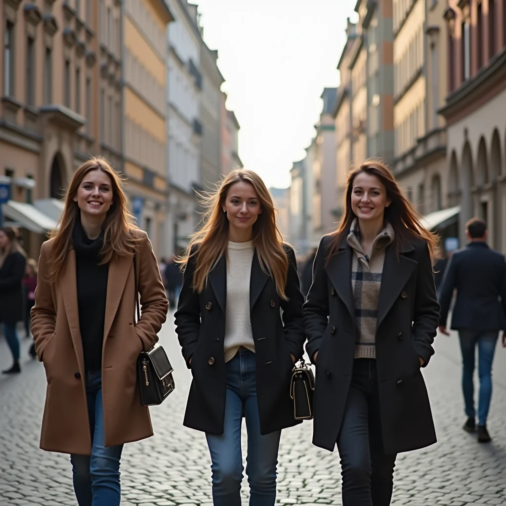 Met een groep in Krakau